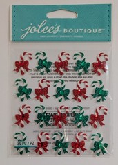 Jolee’s Red & Green Candy Canes Repeats Christmas Scrapbooking Stickers