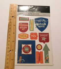 Keepsake Essentials Stickers Lot 2 Sheets Package ~School Class~ Creativity Inc
