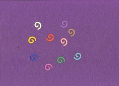 SWIRL small die cuts scrapbook cards