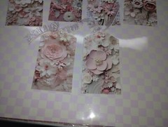 Beautiful Flower Tags Floral Junk Journals Scrapbook Embellishments USA