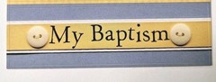 Pebbles Inc. Baptism Boy Brunette Cardstock Sticker Preacher Brown Hair