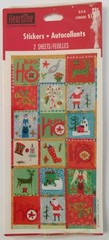 Vintage Heartline Hallmark Christmas Stickers