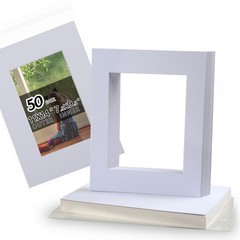 11×14 Pre-Cut Mat Board 50 Pack 4-Ply Acid Free for 8×10 Photos – Complete Show