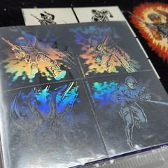 VINTAGE HASBRO LAZER BLAZERS G.I. JOE GI 3D HOLOGRAPHIC STICKERS NEW SEALED