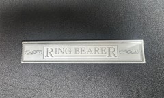 Ring Bearer Stickers Wedding Sticker Roll Vintage Labels 75+ Per Roll Silver