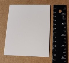 35 – 4″x5″ White Cardboard 200gsm Thick Paper Cardboard Sheets (35 4×5 Pieces)