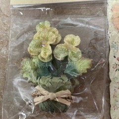 Prima Flowers Floral Embellishments Crafting Flowers Multi Media Lot Of 4