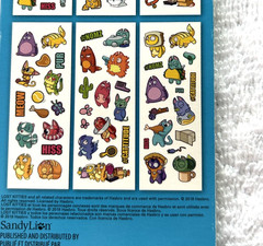 1 pkg of 6 sheets SandyLion sticker LOST KITTIES 2018 Hasbro NIP
