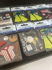 Sandylion Essentials Dimensional Scrapbooking Stickers, 10 Packages 2004