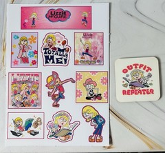 Lizzie McGuire Sticker Sheet+ 3” Magnet
