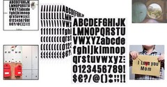 Durable 810-Piece Letter/Number Sticker Set – Waterproof & Removable Solutions