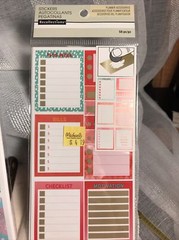 SCRAPBOOK PLANNER journaling stickers LOT OF 4 Pkgs NEW Organize Recollection