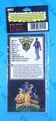 Power Rangers Zack Black Ranger 3 Sheet Sticker Pack Vintage Saban