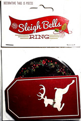 My Mind’s Eye Sleigh Bells Ring Decorative Tags (15ct) Christmas Ephemera SBR112