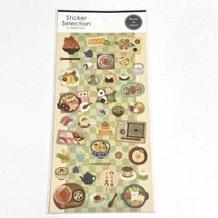Japanese Food Sticker Sheet Made in Japan Cute Illustration New