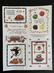4 Susan Branch COLORBOK Sticker Sheets WINTER SPRING SUMMER FALL 8 1/2″ x 11″