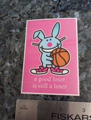 Happy Bunny Sticker Jim Benton Cute Funny Humor Vending Machine Sticker