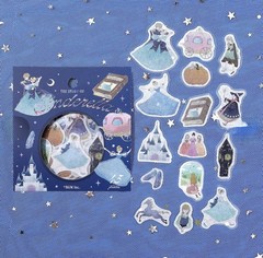 BGM Planner Sticker Foil Stamped Flake Seal Fairy Tale – Cinderella
