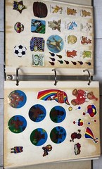 VTG 80s STICKER ALBUM 22 Double Sided Pages Scratch & Sniff – Star Wars & More!