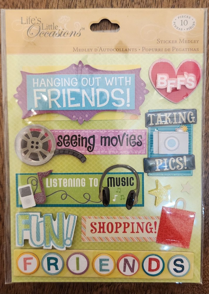 Life’s Little Occasions Hanging With Friends Sticker Medley