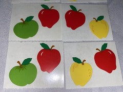 Mrs Grossman Apples Red Green Vintage 1994 Retired Stickers Rare 10 Mods