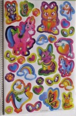 STICKERS SCRAP BOOKING RAINBOW STICKERS LARGE LOT OF 168 MIXED @@ MY OTHER ITEMS