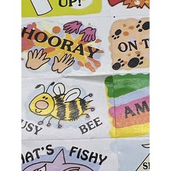 Vintage Troll Absolutely Awesome Stickers Sheet Retro Graphics Classroom