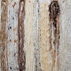 Fiber Art Yarn Journal Scrapbook Mixed Media Gift Wrap 24 Yds «Coffee & Cream»