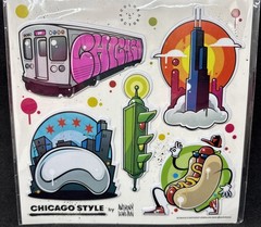 SEALED Color Factory Puffy Stickers ‘Chicago Style’ By Anthony Lewellen (2022)