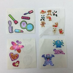 Vintage Holographic Sticker Sheets Animals Hearts Cars Dolphins Fun Variety Pack