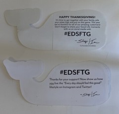 Vineyard Vines Thanksgiving Turkey Whale Sticker 4 1/2″ X 1 7/8”& A Pink Sticker