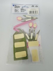 FLOWER Pink Tulips Tulip Spring Bouquet Vase Tag Paper Bliss sticker 3 packs