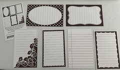 Jenni Bowlin Studio calendar journaling cards mini papers mixed media lot