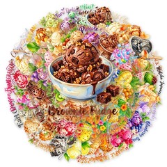50PCS Summer Watercolor Ice Cream Stickers Pack – Cute Fruit & Dessert Vinyl Dec
