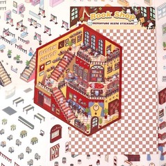 Miniature Scene Stickers Crafts Kid’s Toy Creation Stationery Desktop Decoration