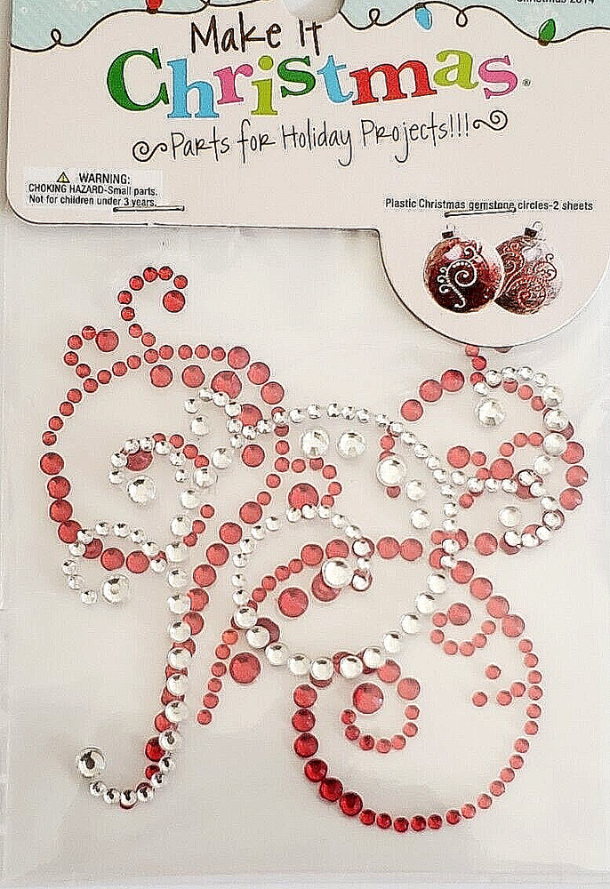 Make It Christmas GEMSTONE CIRCLES Stickers – 2 sheets