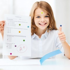 6000 Pieces Happy Face Star Stickers, Small Smile Star Stickers Colorful Rewa…