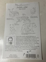 Mrs Grossman BABY ANIMALS Stickers RARE STUDIO LINE