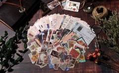 200pcs Vintage Junk Journal Supplies,Scrapbook Supplies Scrapbooking Paper and S