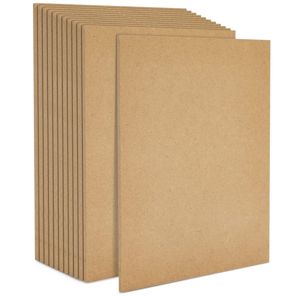0.25″ Thick Blank MDF Chipboard Sheets for Painting, Arts and Crafts (8 x 10 …