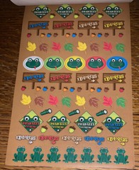 Darcie Summer Camp Camo Camping Hiking Fire Canoeing Sticker Book 286 Pcs 6 Shts