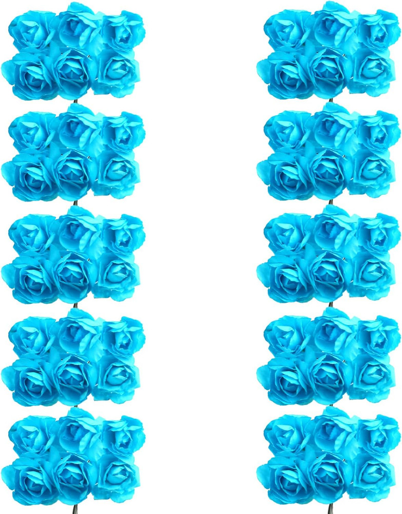 144Pcs Mini Paper Flowers, 30Mm Mulberry Paper 1.2″ Artificial Rose Flower with