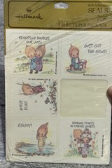 Heartline Hallmark Vtg Precious Moments Stickers Lot