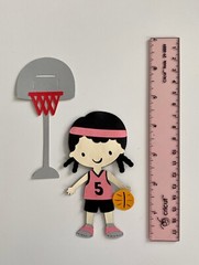 Paper Football, Baseball, Basketball, Tennis Die Cut Scrapbooking Embellishments