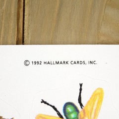 Vintage 1992 Hallmark Expressions Bugs Lady Bugs Beetles Ants Sticker Sheet Y2K