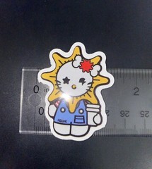 (3) Hello Kitty x Chief Keef Glo Gang Decal Stickers 2 inches collection