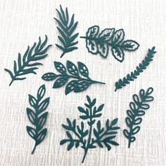 8Pcs Leaf Metal Die Cuts Compatibility Scrapbooking Embossing Card Making