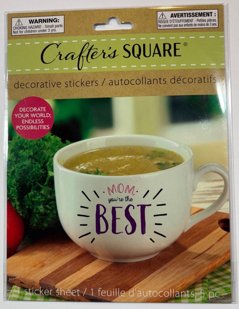 Crafter’s Square Decorative Stickers Sheet