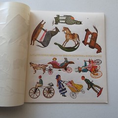 Discover Toys Of the Past Whitman Sticker Fun Vintage Book #1679
