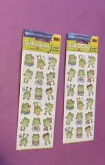 Vtg Stickers Lot (19 Packages) Unicorns, Frogs, Bugs, Cat In The Hat Butterflies